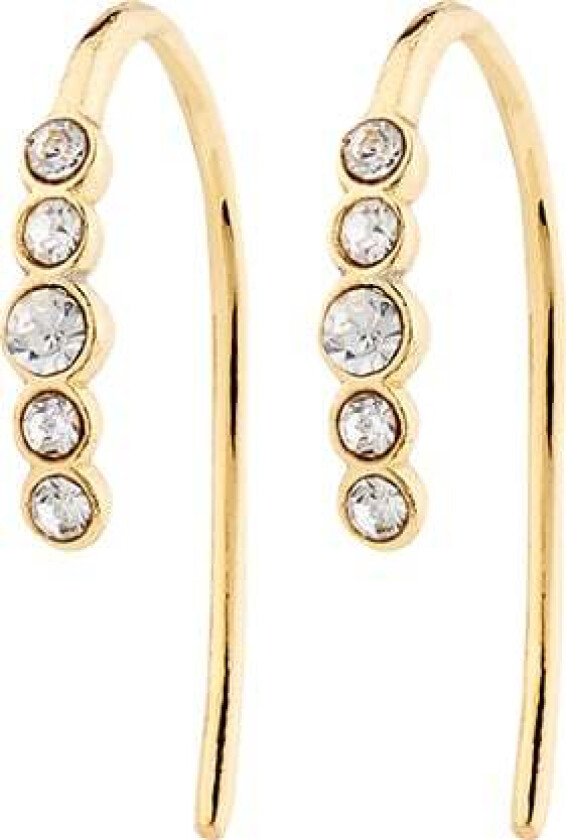 Jenni Crystal Earrings Goldplated -Øreringer