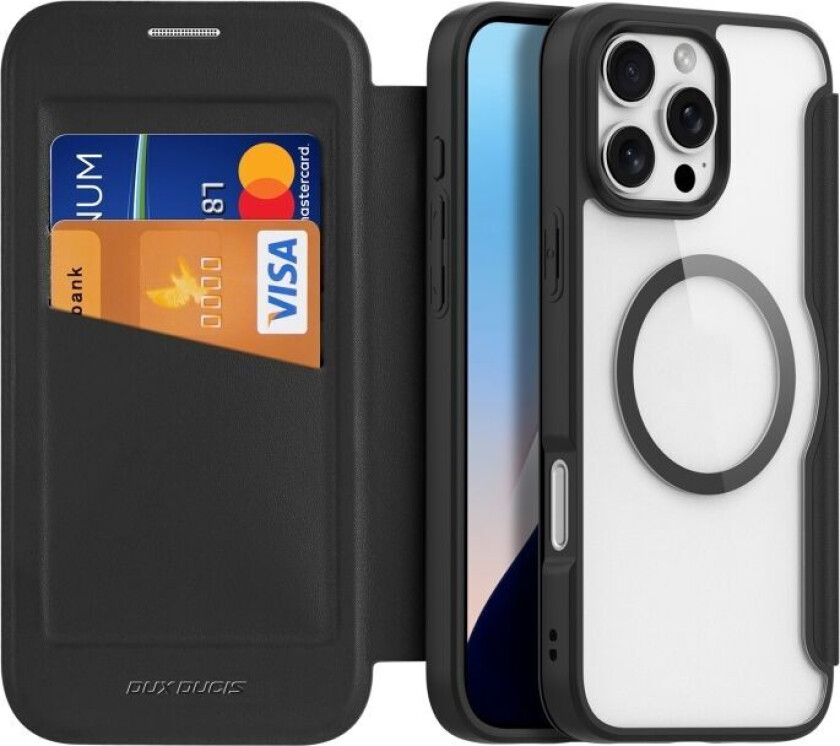 Skin X Pro Flip Deksel Iphone 16 Pro Magsafe Svart