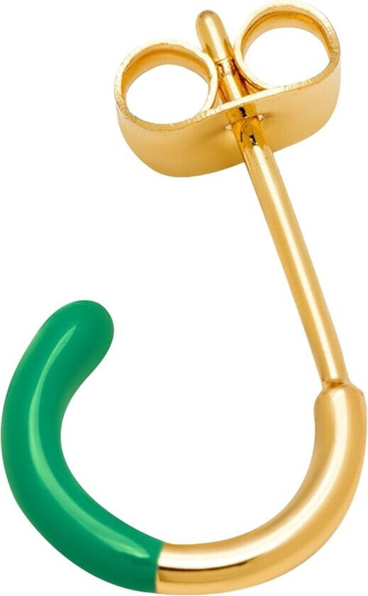 Color Hoop Half Dip Green 1pcs