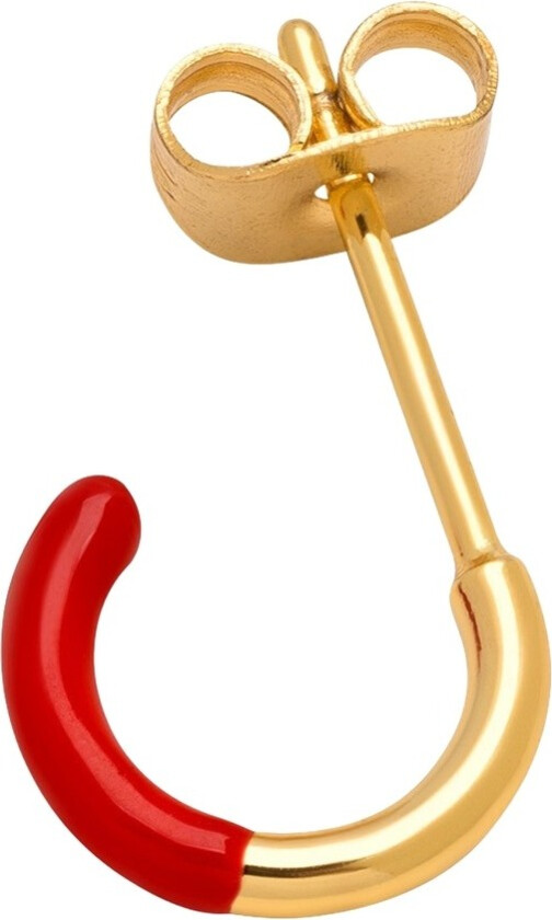 Color Hoop Half Dip Red 1pcs