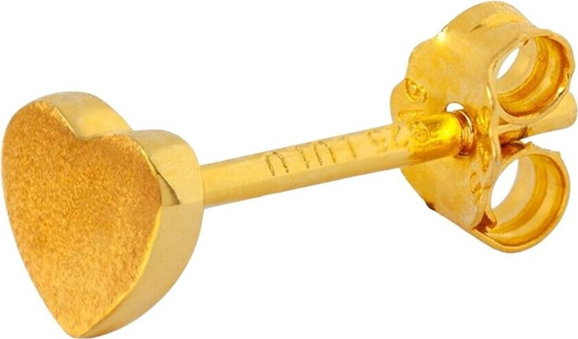 Love U Earring Gold 1pcs