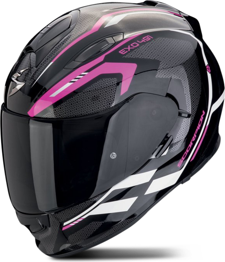 Helhjelm EXO-491 Kripta Svart-Rosa-Hvit