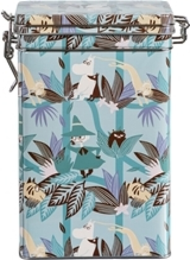 Bilde av Mummitrollet Trekroner Kaffeboks Blå-Grønn