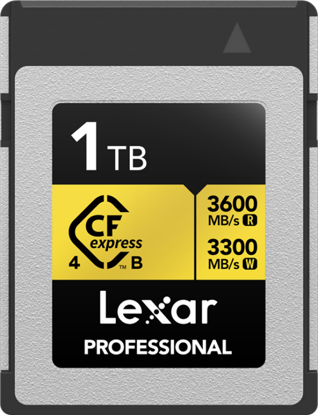 Professional CFexpress 4.0 Pro Gold - 3600MB/s - 1TB