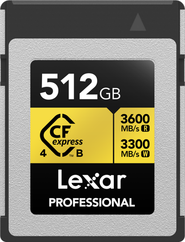 Professional CFexpress 4.0 Pro Gold - 3600MB/s - 512GB