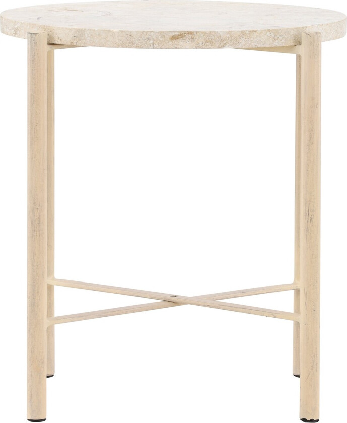 Sandhamn Sofabord 40 cm Rund - Beige