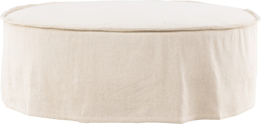 Lindö Puff 101 cm Rund - Beige