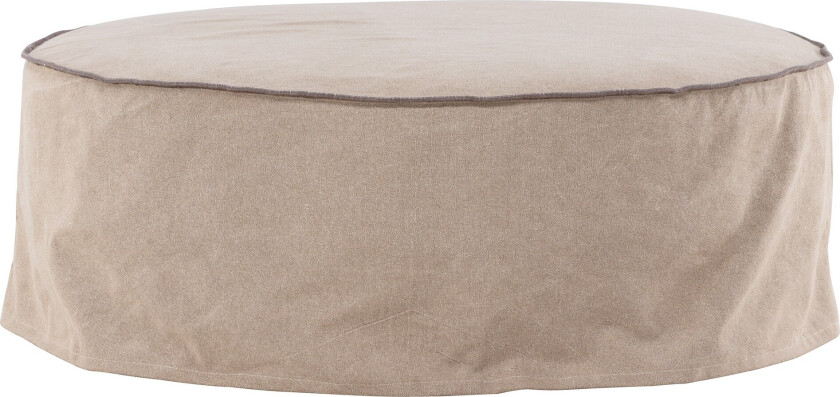 Lindö Puff 101 cm Rund - Brun