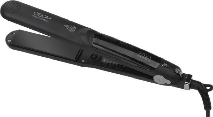 Prostownica Osom Professional Rettetang Onyx Osomp088st, Med Dampfunksjon, Svart Farge