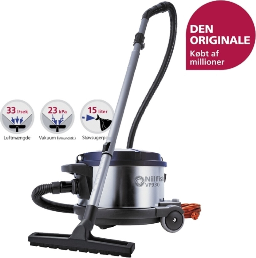 Støvsuger Nilfisk Vp930 M/Hepa Filter