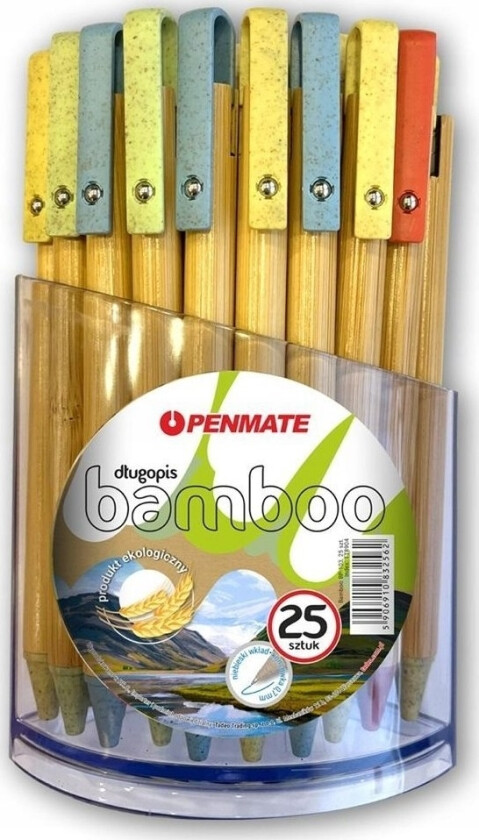 Teka Bamboo Kulepenn Bp-103 Mix (25 Stk) Penmate