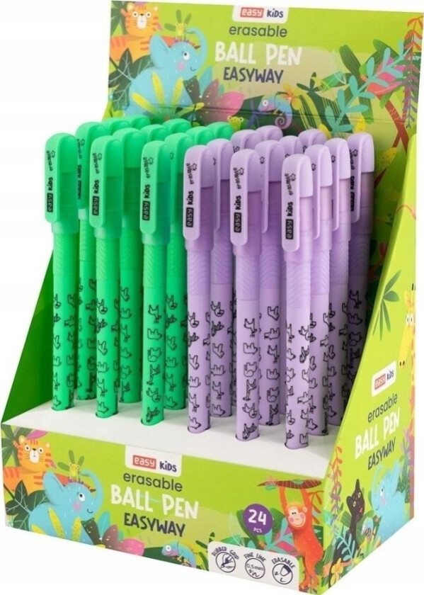 Blue Slettbar Kulepenn (24 Stk) Enkel