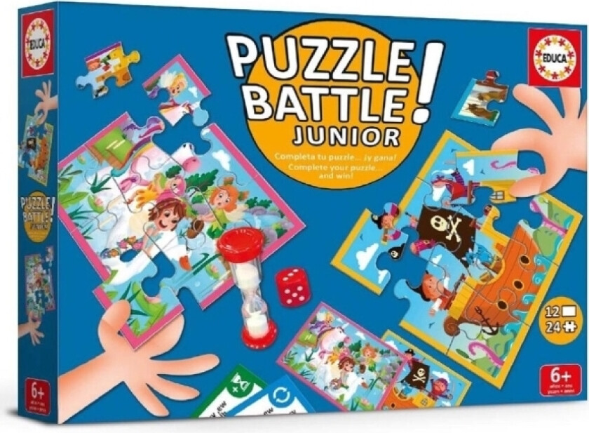 Educa Puzzle Battle Junior - Animals
