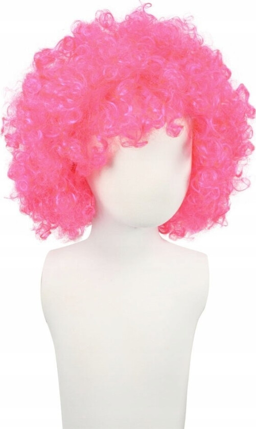 Afro Parykk Xxl Rosa