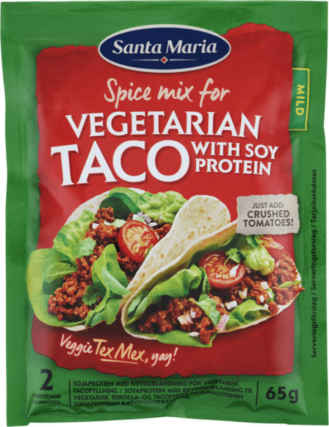 Taco Vegetarian 65g St.Maria