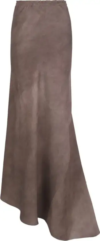 Dame, Skjørt, Brun, XL