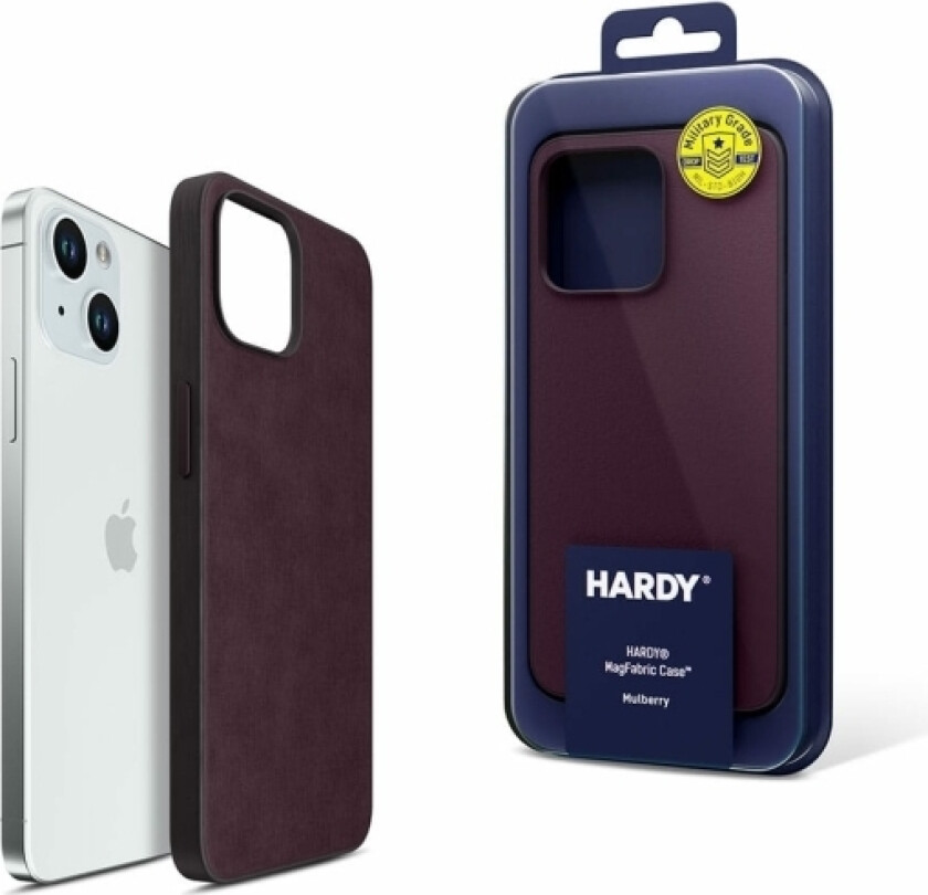 3Mk Hardy Magfabric Case Pro Apple Iphone 15 Plus, Mulberry (5903108546218)