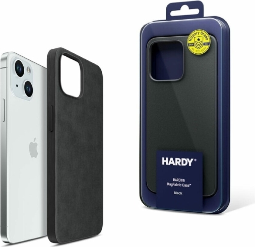 3Mk Hardy Magfabric Case Pro Apple Iphone 15 Plus, Black (5903108546201)