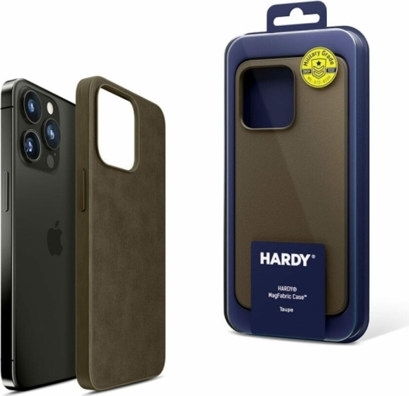 3Mk Hardy Magfabric Case Pro Apple Iphone 15 Pro Max, Taupe (5903108546348)