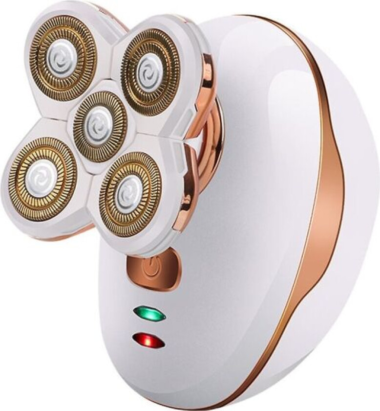 Elektrisk barbermaskin 5-hodet barberhøvel Bald Bald Head Hårskjeggfjerner Tr
