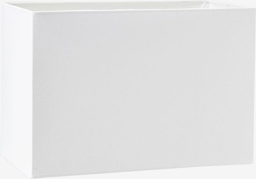 Lampeskjerm Rakel, 23 cm, Hvit