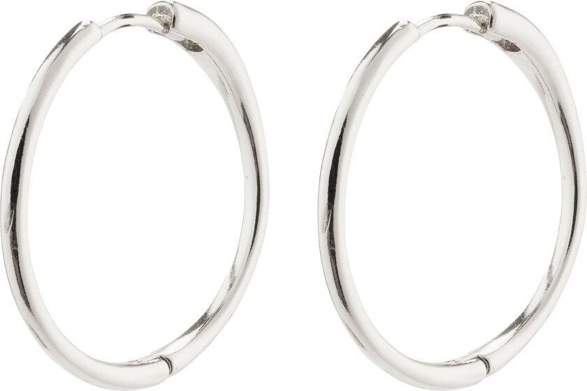 Eanna Large Hoops Silverplated - Kreoler