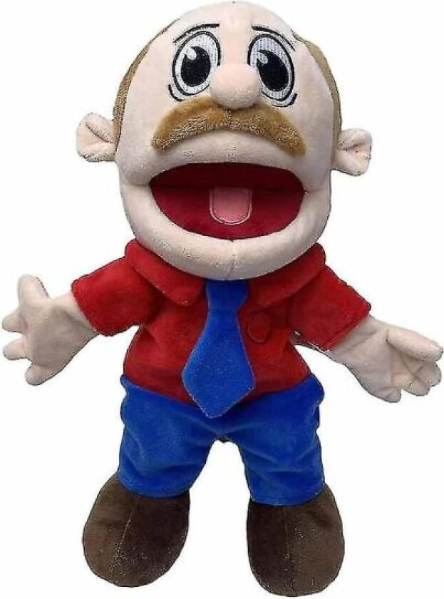 Jeffy Puppet Myk Plysj Hånddukke Spøkefugl Dukke Med Fungerende Munn B