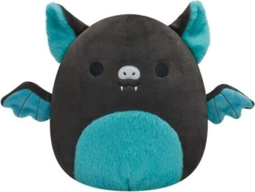 Squishmallows 19 cm, Aldous den turkise & svarte fruktflaggermusen