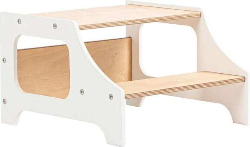 Skammel, Hvit - Sittemøbler - Bjørk,Plywood,MDF