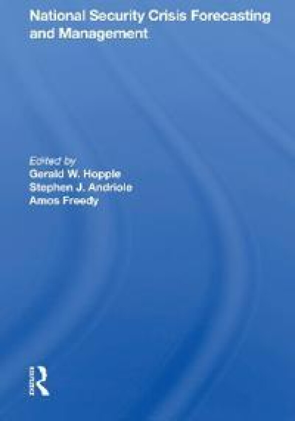 National Security Crisis Forecasting and Management