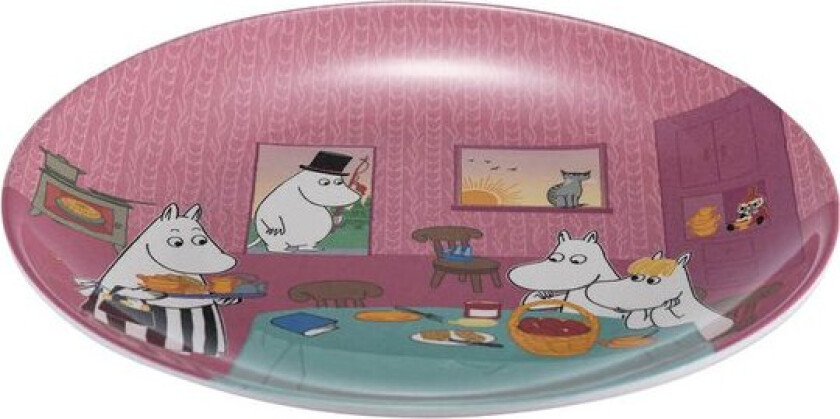 Mummi tallerken 22,5 cm moomin tea time