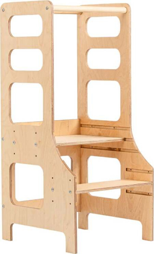 Justerbar Læringstårn, Nature - Motoriske møbler - Bjørk,Plywood