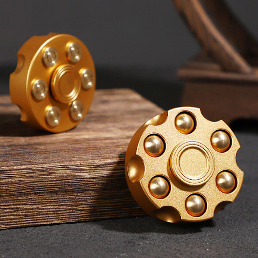 Metallisk Fidget Spinner Leke, Kule Legering Hånd Finger Spinner Kub Leke, Stressavlastning Sensorisk Snurrende Anti-Angst Skrivebord EDC