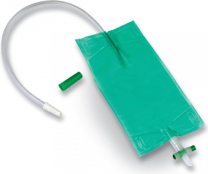 Bilde av CuriBag urinpose 0,5L, 10 cm slange, med avtapping 40 stk