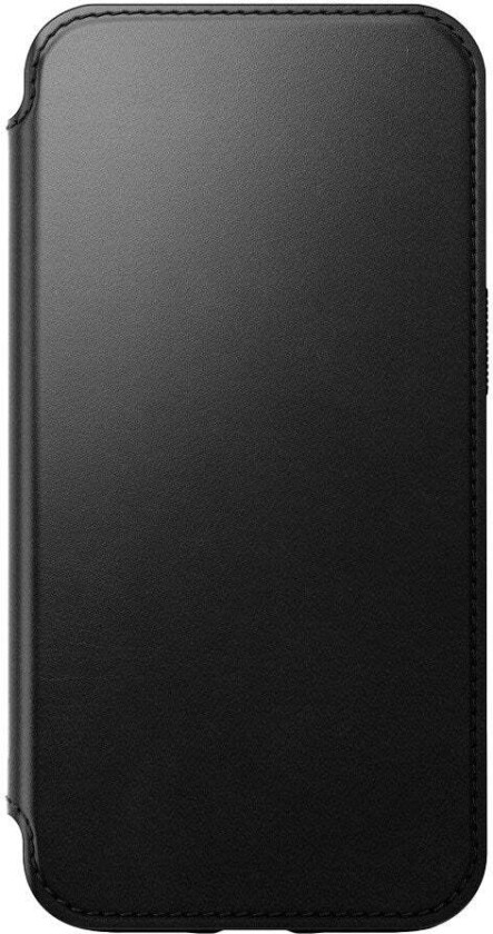 iPhone 13 Pro Nomad Modern Horween Leather Folio Deksel - MagSafe Kompatibel - Svart