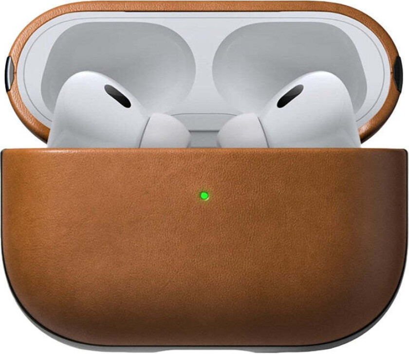 AirPods Pro (2. gen.) Nomad Modern Horween Leather Deksel - Tan