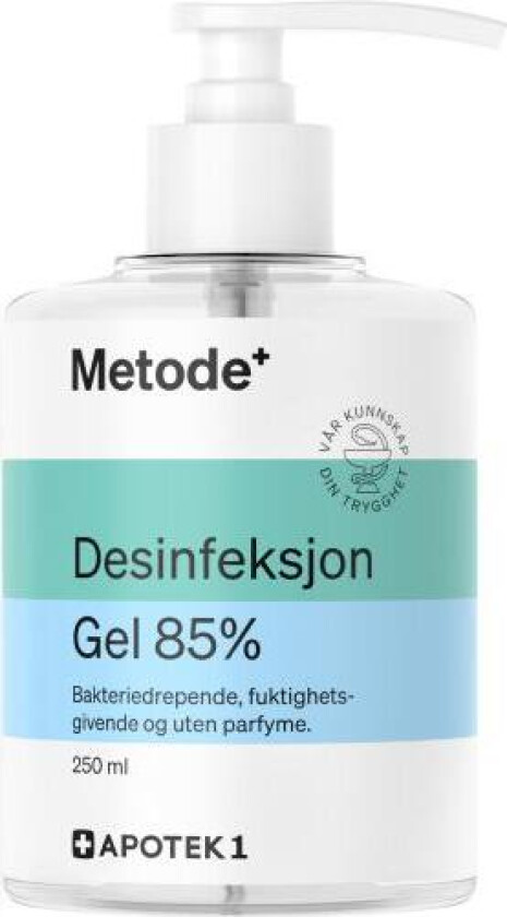 Bilde av 85 % hånddesinfeksjon gel 250 ml