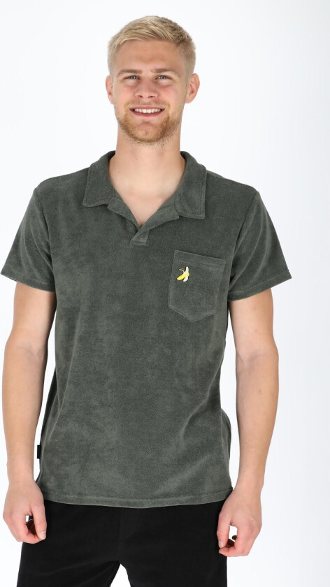 Ibiza Terry Pique, Olive, M, Piketrøyer