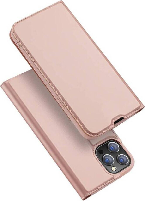 Dux Ducis Skin Pro Bookcase-typecover til iPhone 13 Pro pink