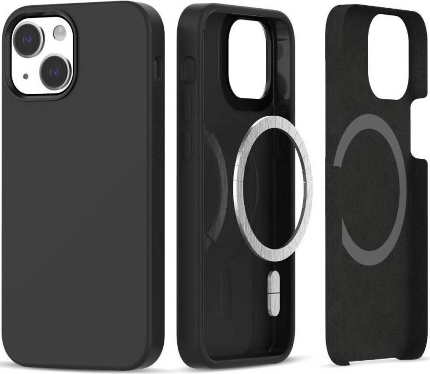 Tech-Protect Silikone MagSafe Cover til iPhone 13 / 14 - Sort