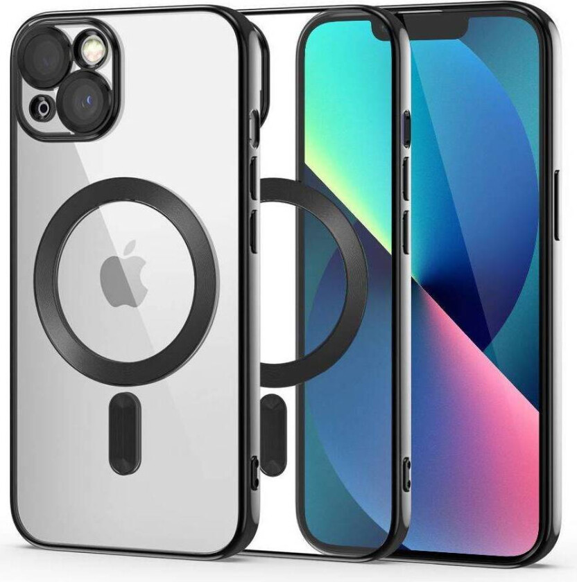 Tech-Protect MagShine Line MagSafe-cover til iPhone 13 - sort