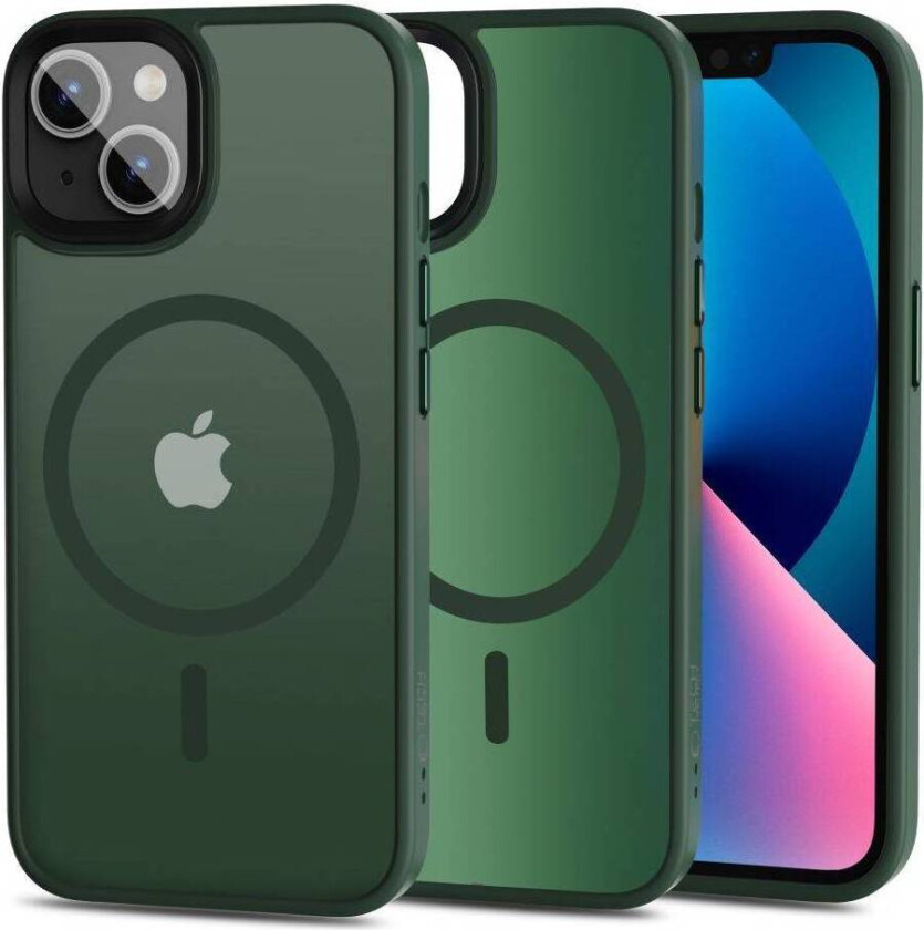 Tech-Protect MagMat MagSafe iPhone 13 Cover - Mat Grøn