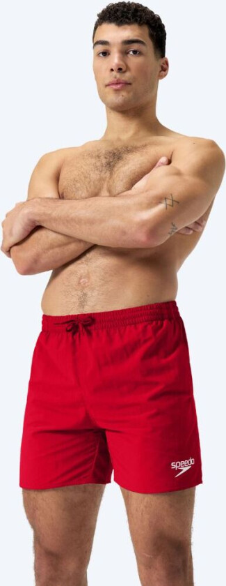 badeshorts til menn - Essential - Rød