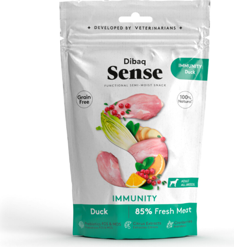 DIBAQ SENSE SNACK INMUNITY DUCK 100g