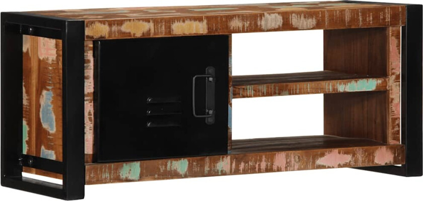 TV-benk 80x30x35 cm gjenvunnet heltre