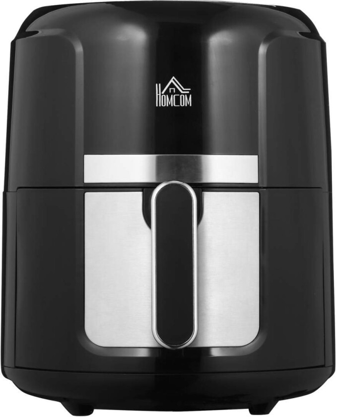 Varmluftfrityrkoker 4L Airfryer med 12 programmer, 60 min timer, non-stick belagt kurv, 1300W frityrkoker uten olje, med overopp
