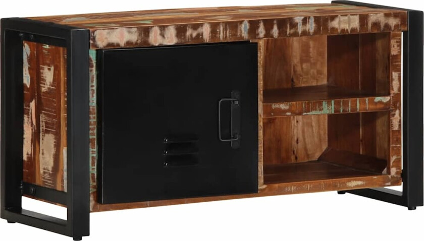 TV-benk 80x30x40 cm gjenvunnet heltre