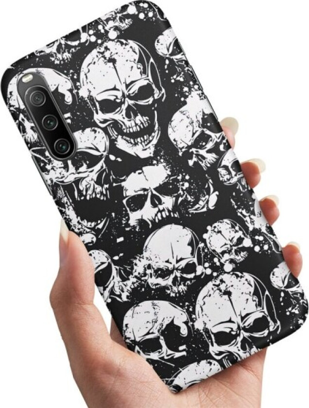 Sony Xperia 10 IV - Deksel/Mobildeksel Skulls