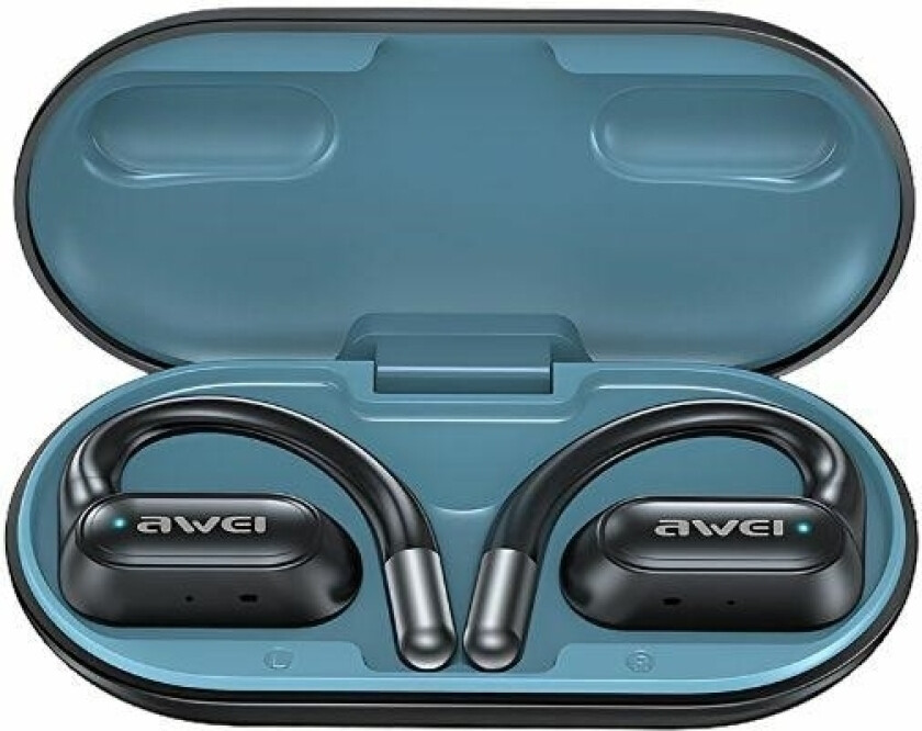 Bluetooth 5.4 Ows T93 Headphones + Docking Station Blue/Blue