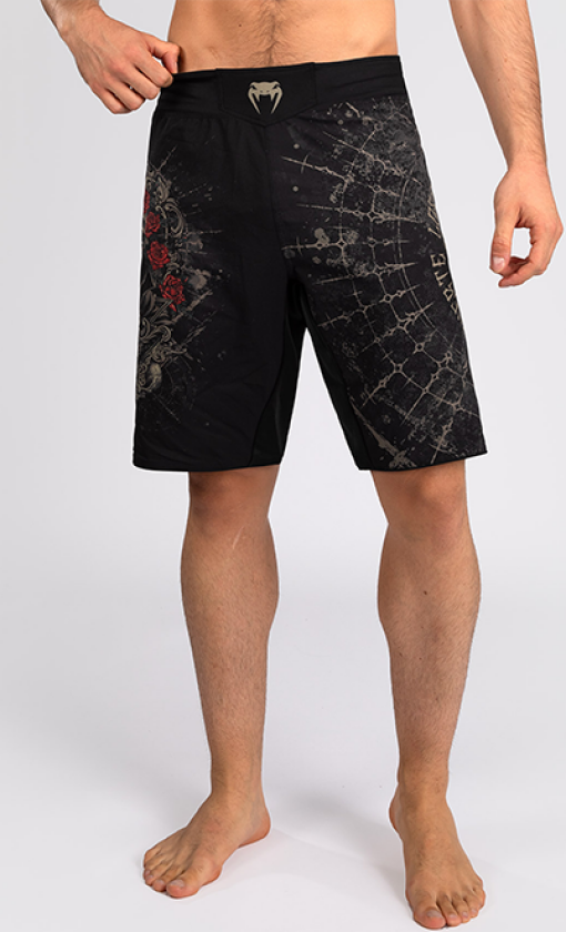 Santa Muerte 5.0 Fight Shorts Svart Gull